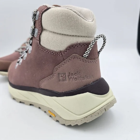 NWT Jack Wolfskin Women's Terraventure Urban Mid W Hiking Shoes, Rose/White, 5.5 - Picture 8 of 16